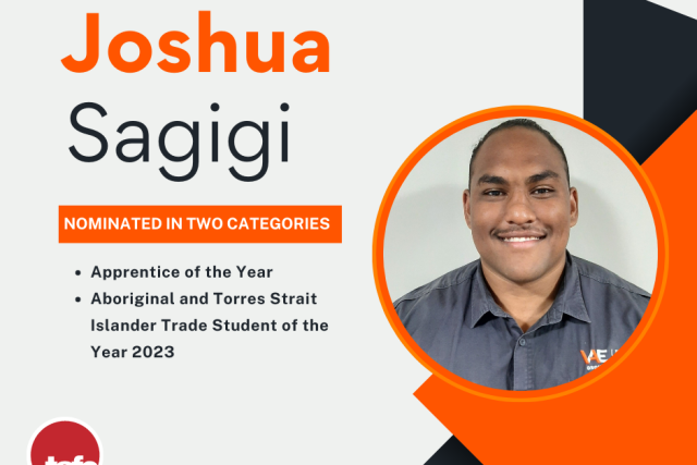 2023 Cairns Trade Excellence Awards Nominations for Josh Sagigi