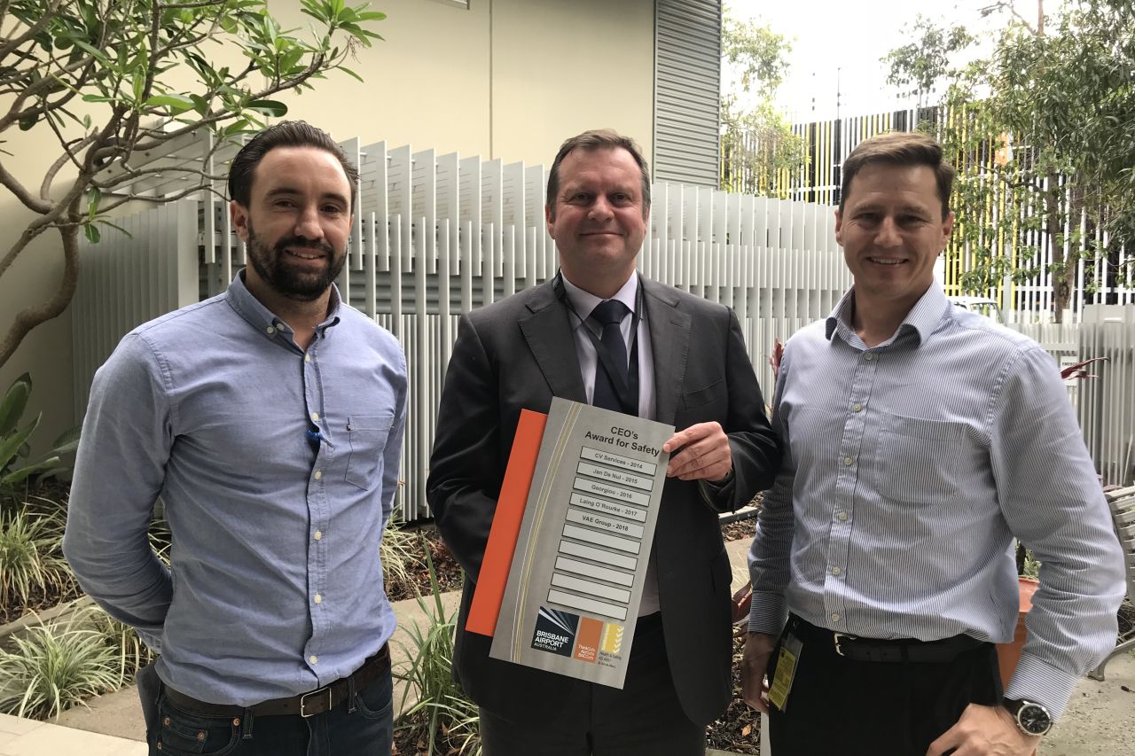 Brisbane Airport Corporation's CEO's Safety Award