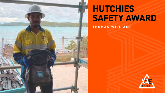 Hutchies Safety Award – Thomas Williams