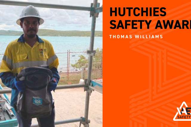 Hutchies Safety Award – Thomas Williams