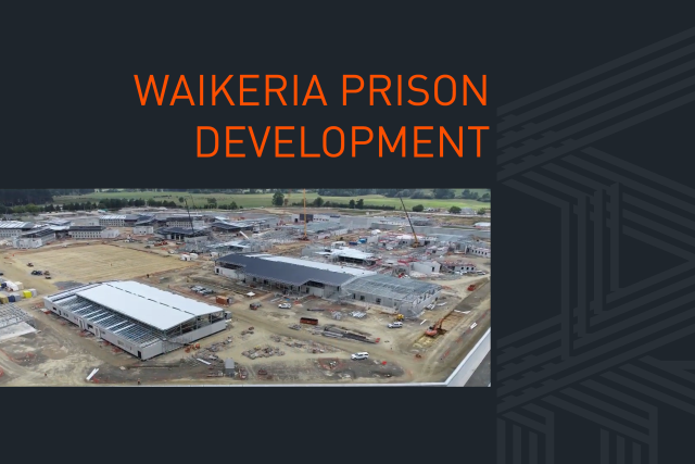 Waikeria Prison Development Aerial View